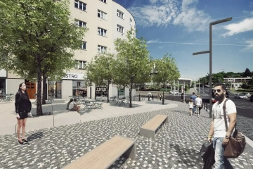 revitalizace Olšanského náměstí